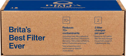 Brita Hub Replacement Water Filter – Daily Hydration Ritual for Mindful Kitchens, Filters 70+ Contaminants