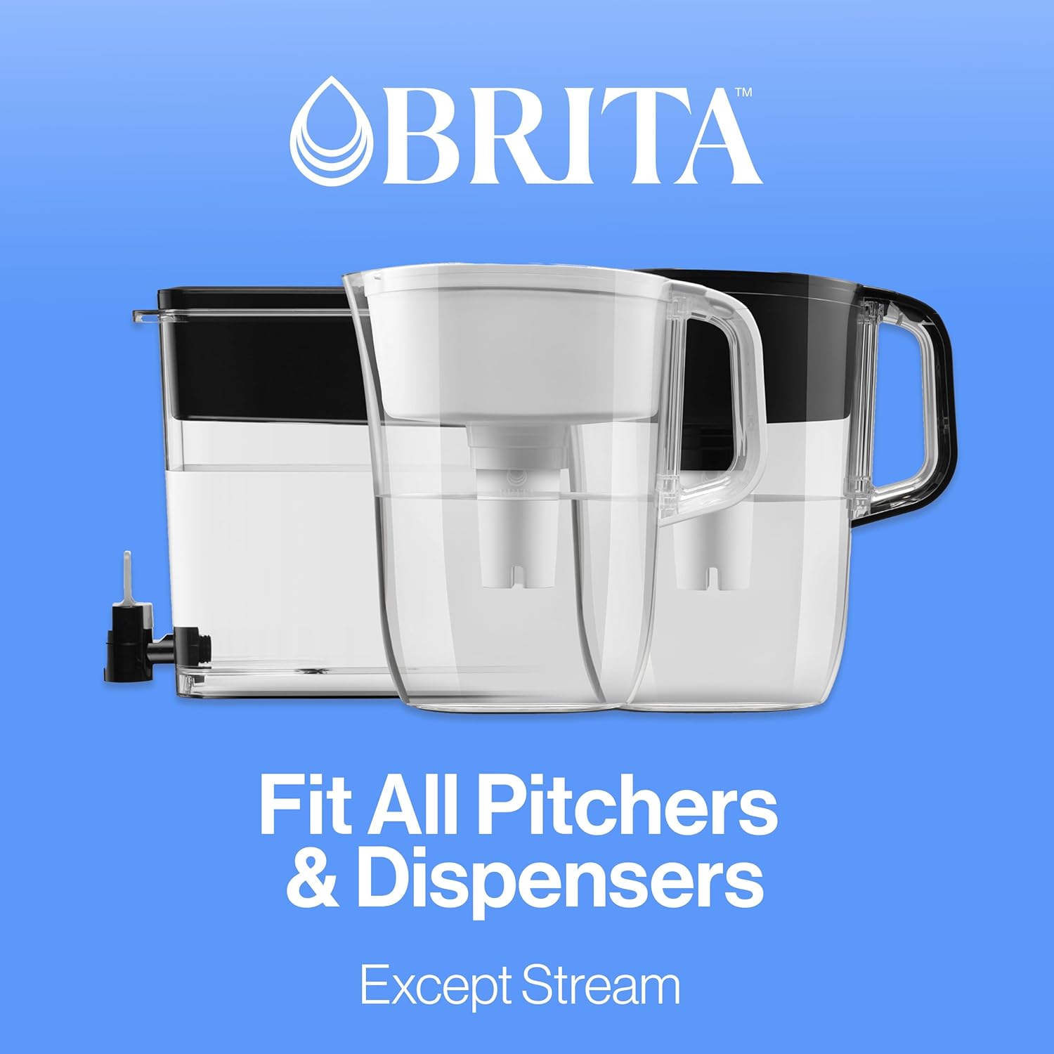 Brita Standard Replacement Filters for Pitchers – Daily Hydration Ritual for Health-Conscious Kitchens, 3 Pack
