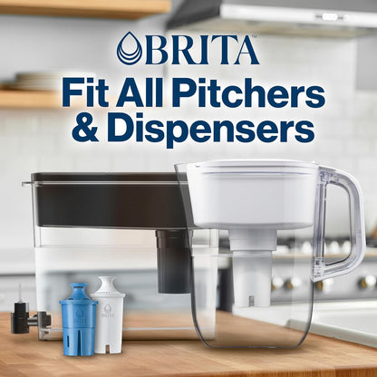 Brita Standard Water Filter – Eco-Friendly Kitchen Essential, Cuts Single-Use Plastic From Daily Hydration