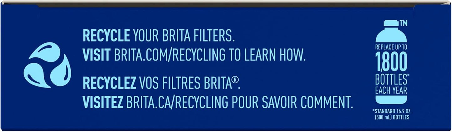 Brita Water Bottle Replacement Filters – Portable Hydration for Camping and Hiking, 3-Pack of BPA-Free Cartridges