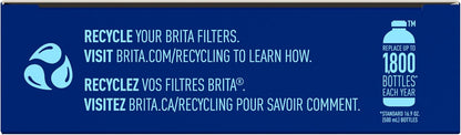Brita Water Bottle Replacement Filters – Portable Hydration for Camping and Hiking, 3-Pack of BPA-Free Cartridges
