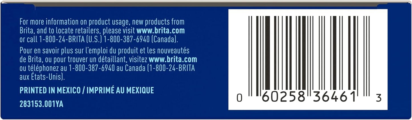 Brita Water Bottle Replacement Filters – Portable Hydration for Camping and Hiking, 3-Pack of BPA-Free Cartridges