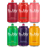 bubly Sparkling Water 6 Flavor Variety Pack – Simple Ingredient Hydration for Uncluttered Pantries