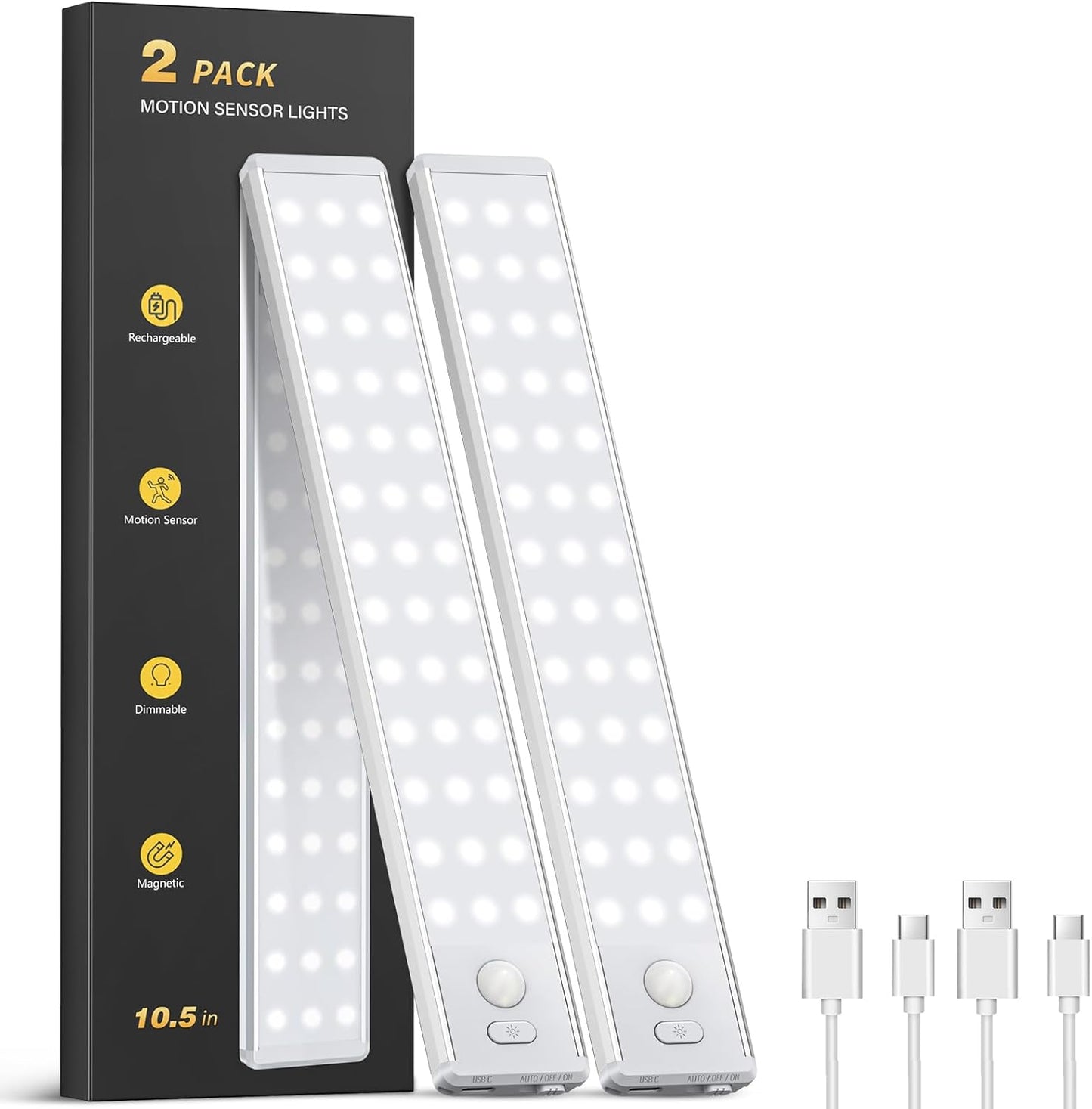 built-in 2000mah usb-c rechargeable battery with 30-60 day life in auto mode and 10 hours at max brightness
