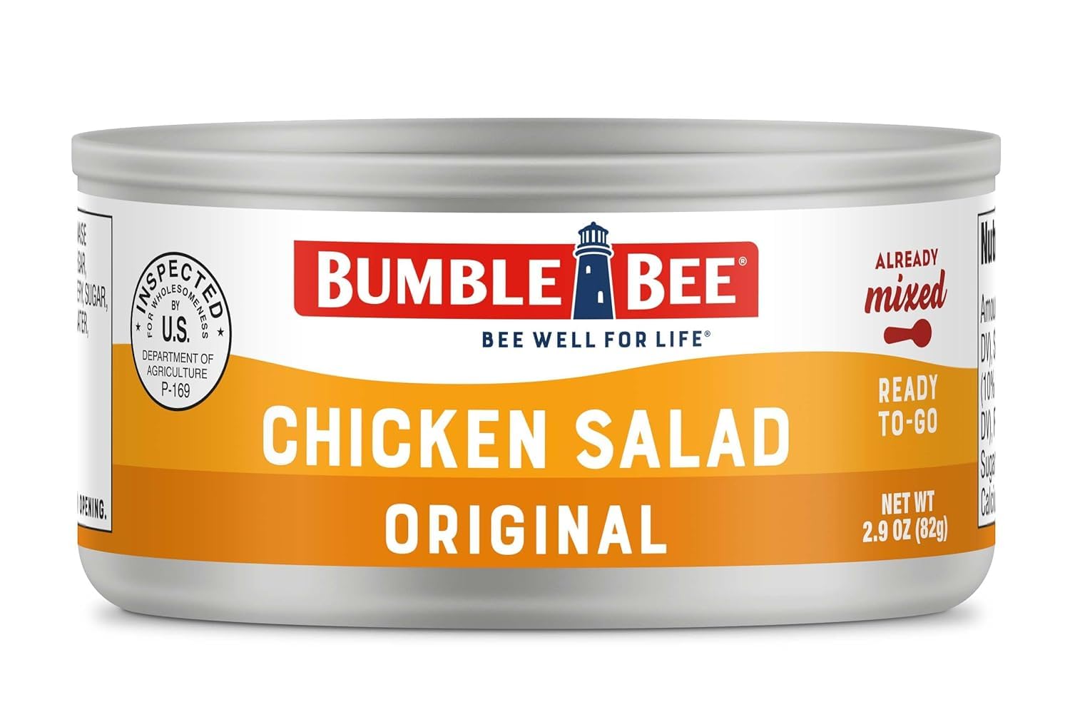 Bumble Bee Snack on the Run Chicken Salad Kit – Quick Desk Lunch for Busy Office Workers, Zero Prep with Spoon Included