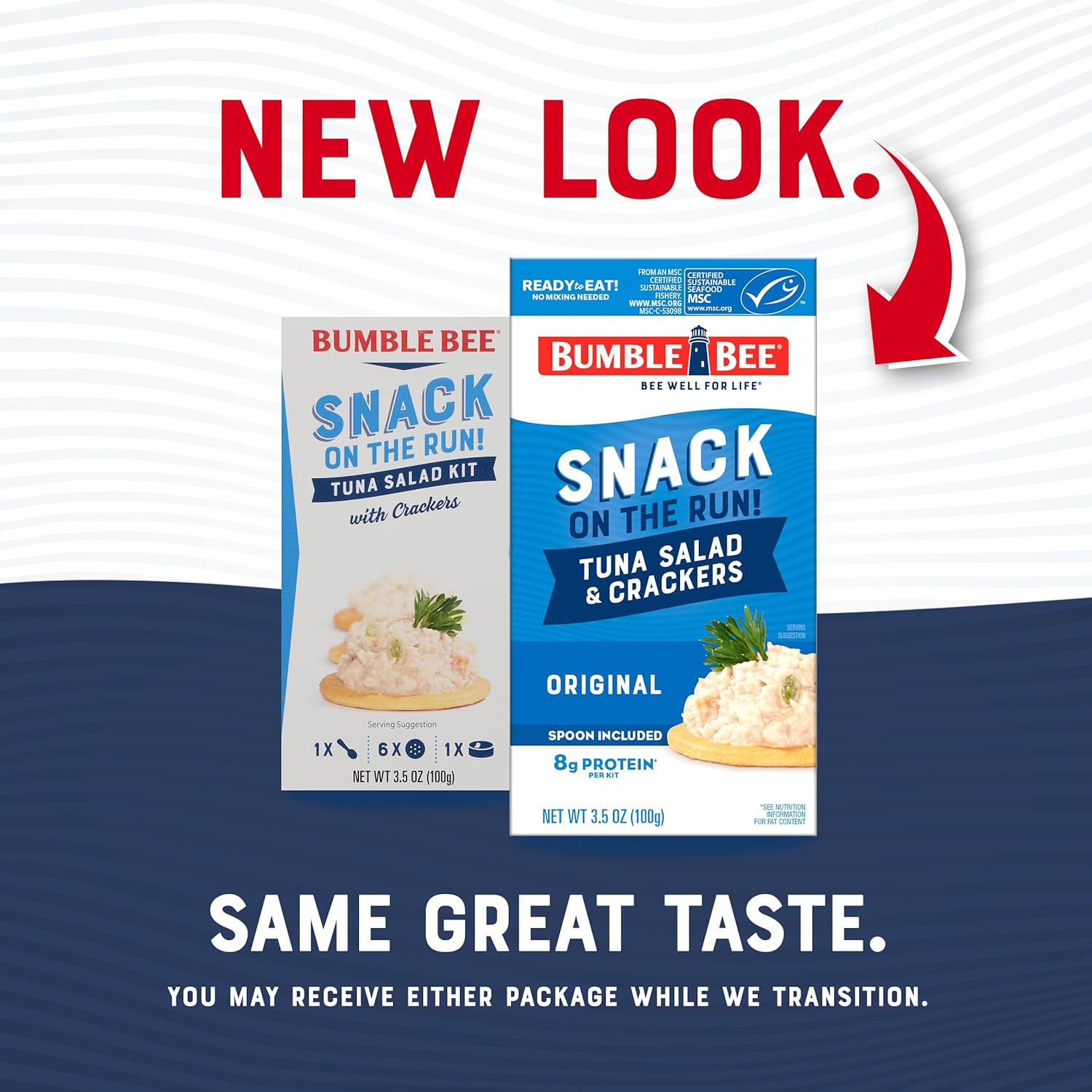 Bumble Bee Snack On The Run Tuna Salad Kit – Easy Lunchbox Addition for School Cafeteria and After-School Snacks