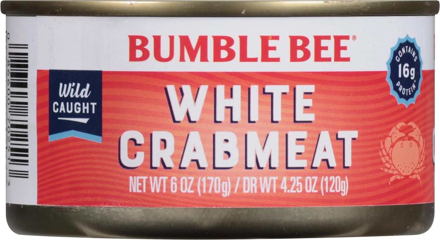 Bumble Bee White Flake Crab Meat – Fast 5-Minute Protein for Busy Home Office Lunches and Meal Prep