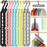 Aurora Living Multifunctional Closet Hangers – Holiday Gift for Organizers, Apartment Dwellers, and New Grads