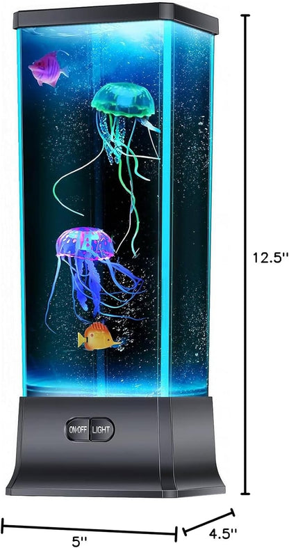 CALOVER Jellyfish Lamp – Enchanting Birthday Gift for Her, Color-Changing Night Light for Bedroom Relaxation