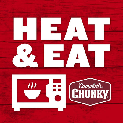 Campbell's Chunky Soup Hearty Bean with Ham 19 oz - Thoughtful Care Package Gift for College Students