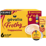 Gevalia Frothy Cappuccino K-Cup Kit – Thoughtful Housewarming Gift for Coffee-Loving Couples