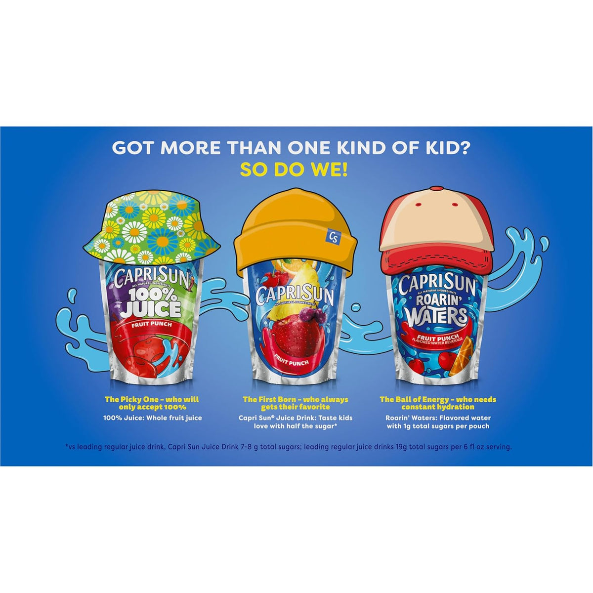 Capri Sun 100% Apple Juice Pouches – Kid-Friendly Lunchbox Beverage for Daycare and School, 10 Pack of 6 oz