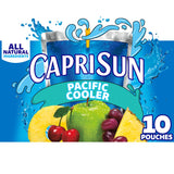 Capri Sun Pacific Cooler 30 ct Juice Pouch Box, Quick Grab-and-Go Drink for Busy Parent Lunch Prep and After-School Snack Rotation