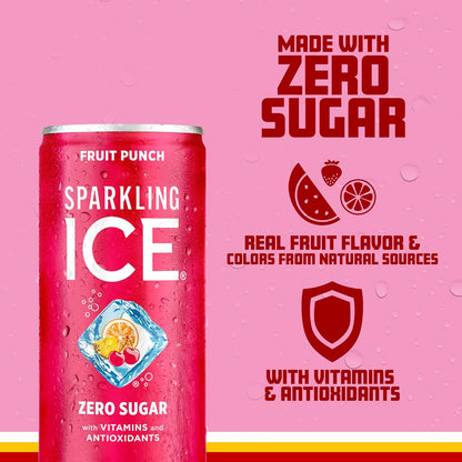 carbonated sparkling water base with natural fruit flavors