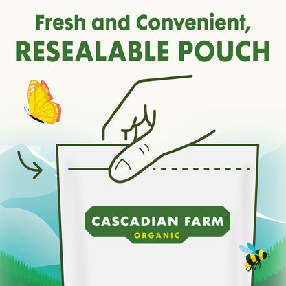 Cascadian Farm Organic Granola No Added Sugar, Blueberry Vanilla Breakfast Cereal for Wellness-Focused Pantries and Sustained Energy Rituals