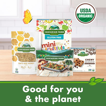 Cascadian Farm Organic Granola No Added Sugar, Blueberry Vanilla Breakfast Cereal for Wellness-Focused Pantries and Sustained Energy Rituals