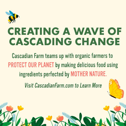 Cascadian Farm Organic Vanilla Crisp Cereal – Preschool Snack Station Staple for Health-Conscious Parents, 12 oz Resealable Box