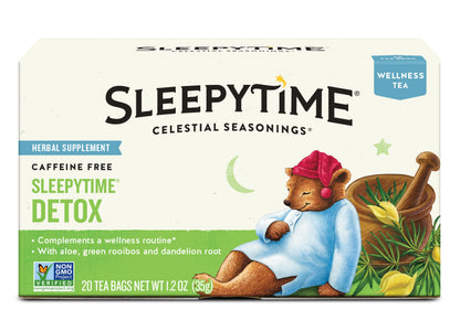 Celestial Seasonings Sleepytime Echinacea Blend – Calming Nightly Tea for Mindful Wind-Down, 20 Bags