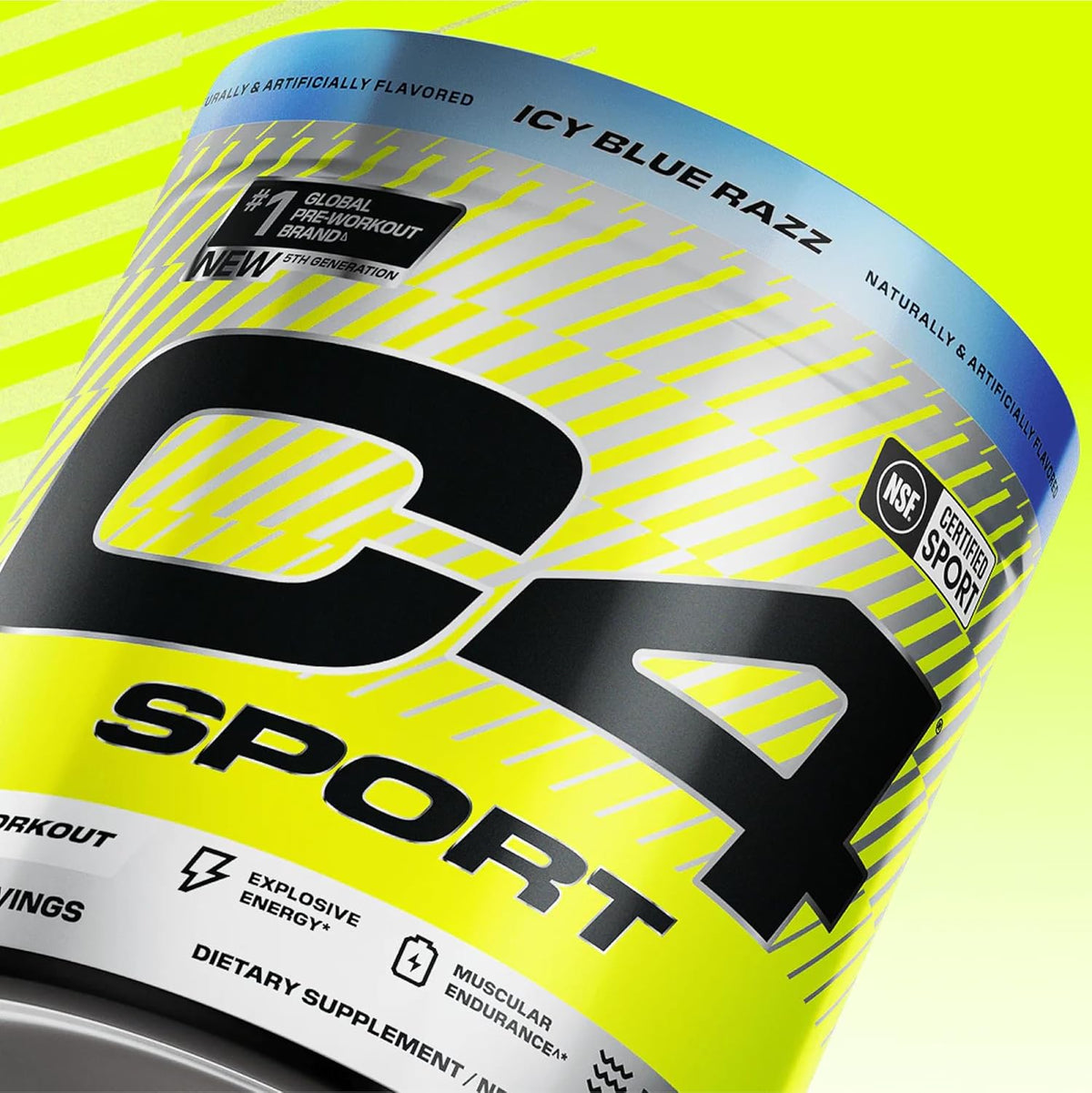 Cellucor C4 Sport Pre Workout Powder - Sugar-Free Daily Performance Fuel for Mindful Athletes and Health-Conscious Lifters