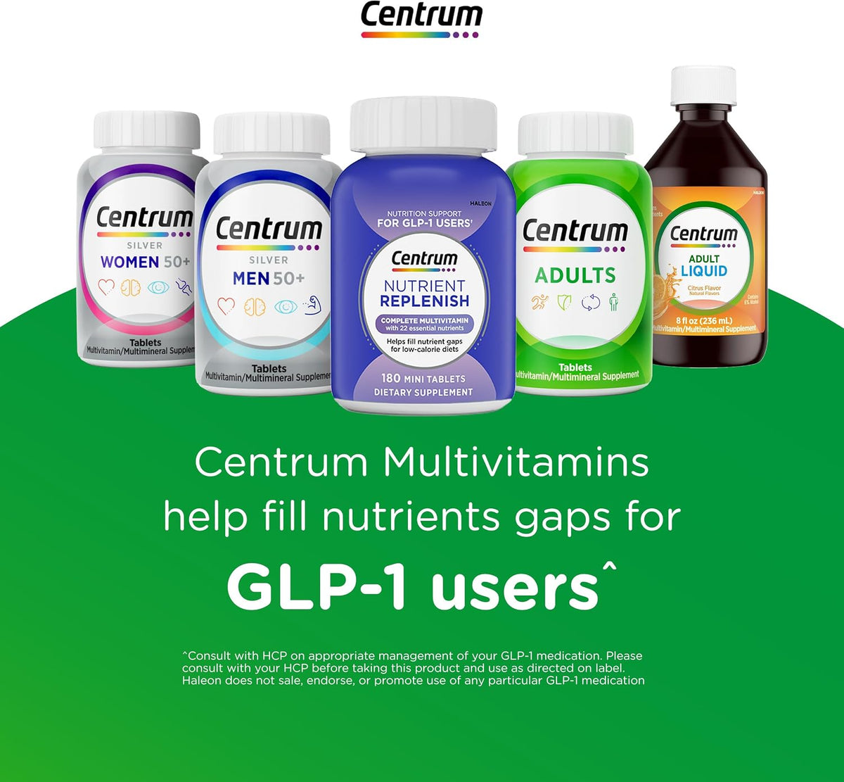 Centrum Minis Silver Men 50 Plus Supplement – Age-Adjusted Multivitamin to Fuel Long Days and Active Projects