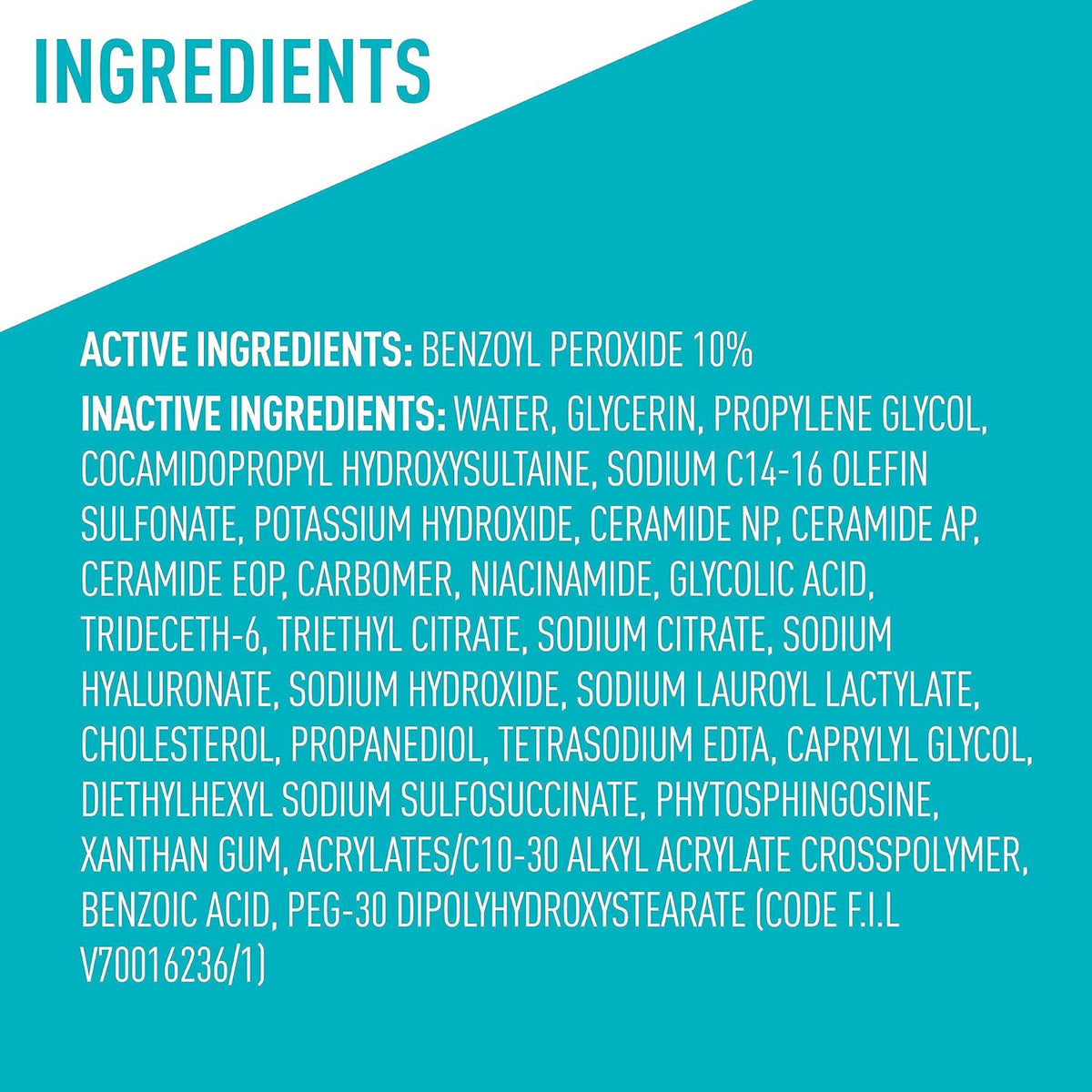CeraVe Acne Foaming Cream Wash – Post-Workout Shower Cleanser for Gym and Locker Room Use