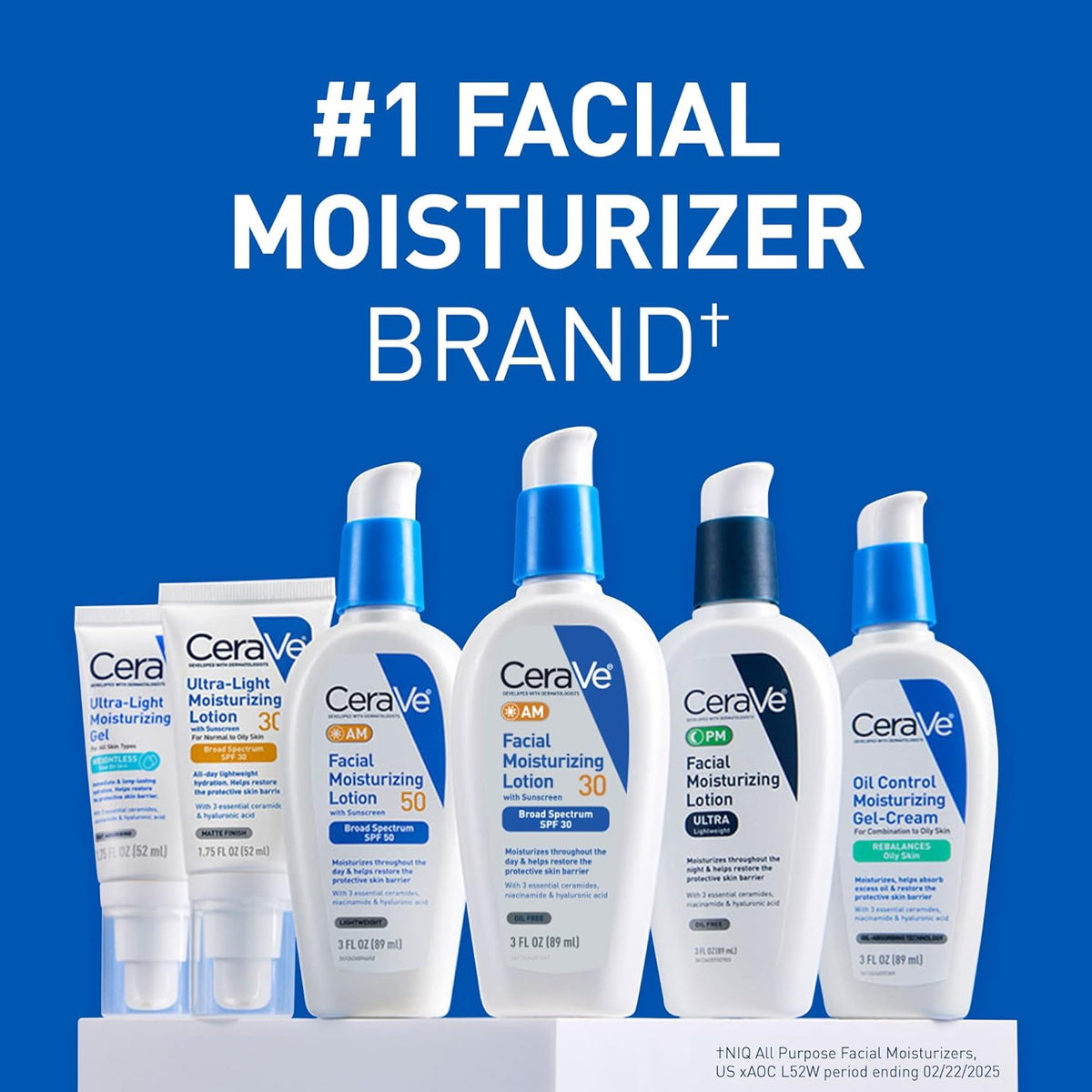 CeraVe AM Oil-Free Facial Lotion with SPF 30 – Clean, Simple Daily Essentials for Less
