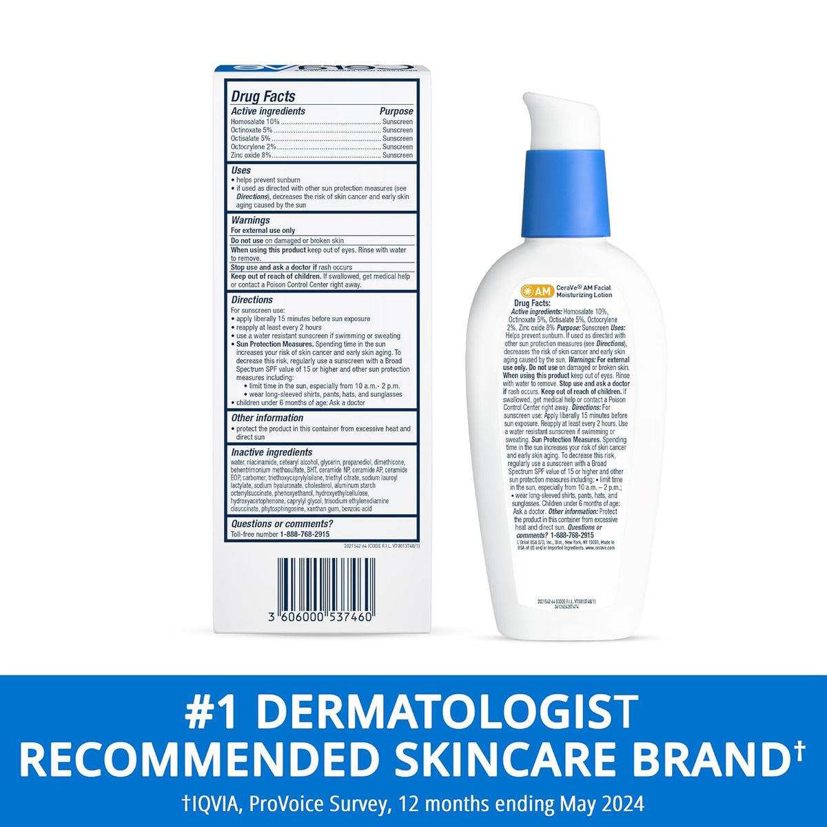 CeraVe AM Oil-Free Facial Lotion with SPF 30 – Clean, Simple Daily Essentials for Less