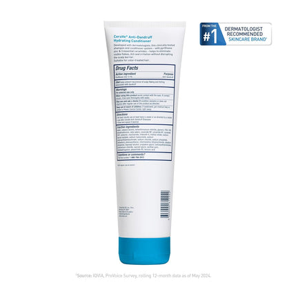 CeraVe Anti-Dandruff Conditioner with Ceramides – Streamlined Single-Bottle Scalp Care for Clutter-Free Bath Counters
