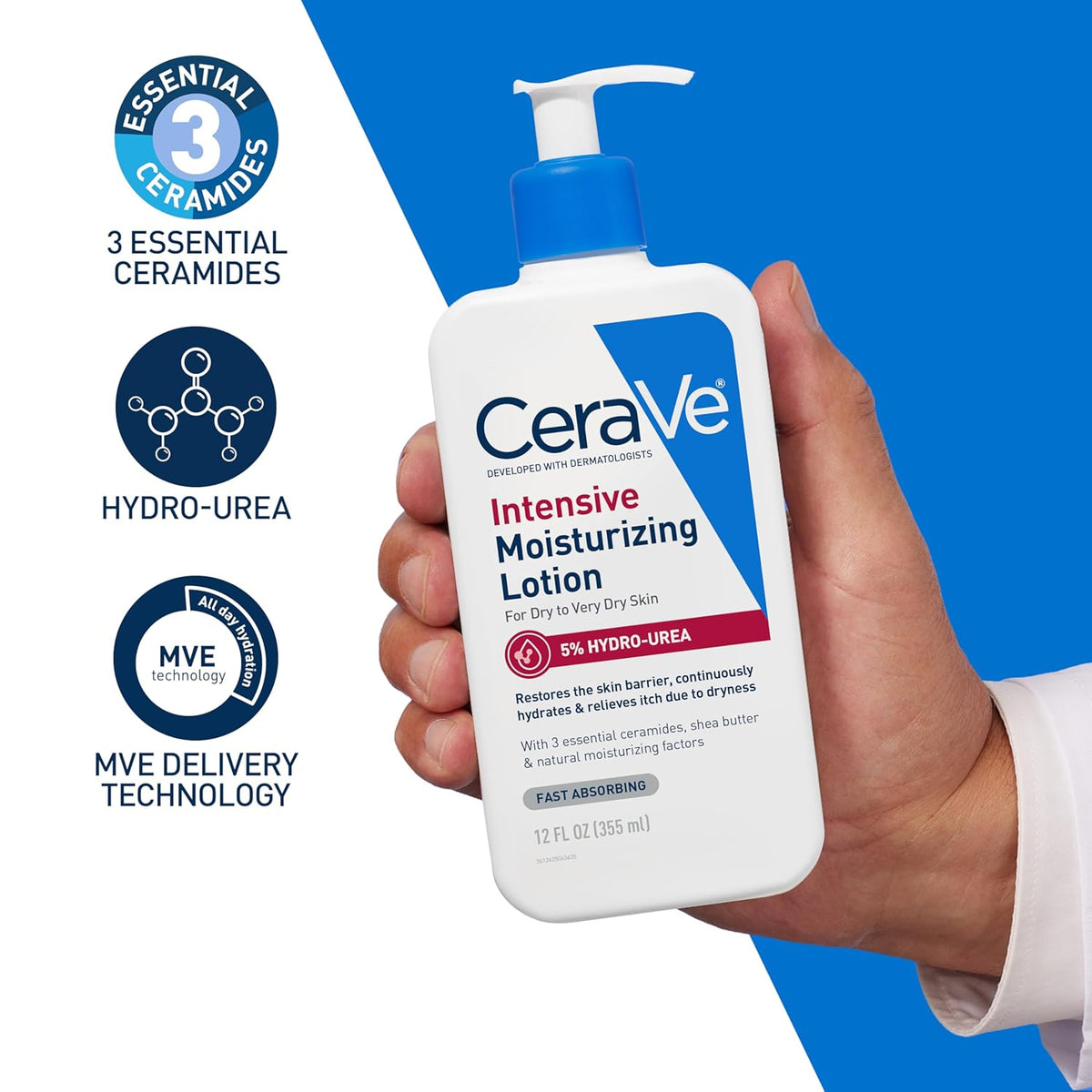 CeraVe Intensive Moisturizing Lotion – Thoughtful Care Package Gift for Mom with Dry Skin