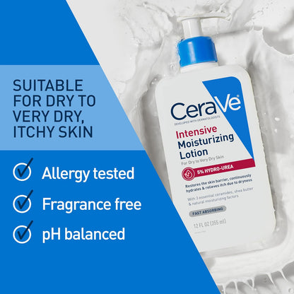 CeraVe Intensive Moisturizing Lotion – Thoughtful Care Package Gift for Mom with Dry Skin