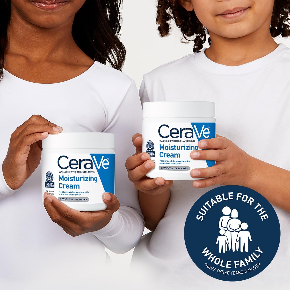 CeraVe Moisturizing Cream – Thoughtful Self-Care Gift for Her with Sensitive Skin, Fragrance Free Daily Moisturizer