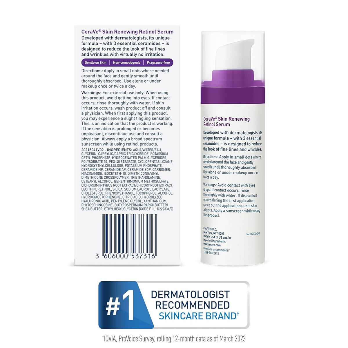CeraVe Retinol Serum with Ceramides – Wind-Down Skincare Routine for Restful Evenings