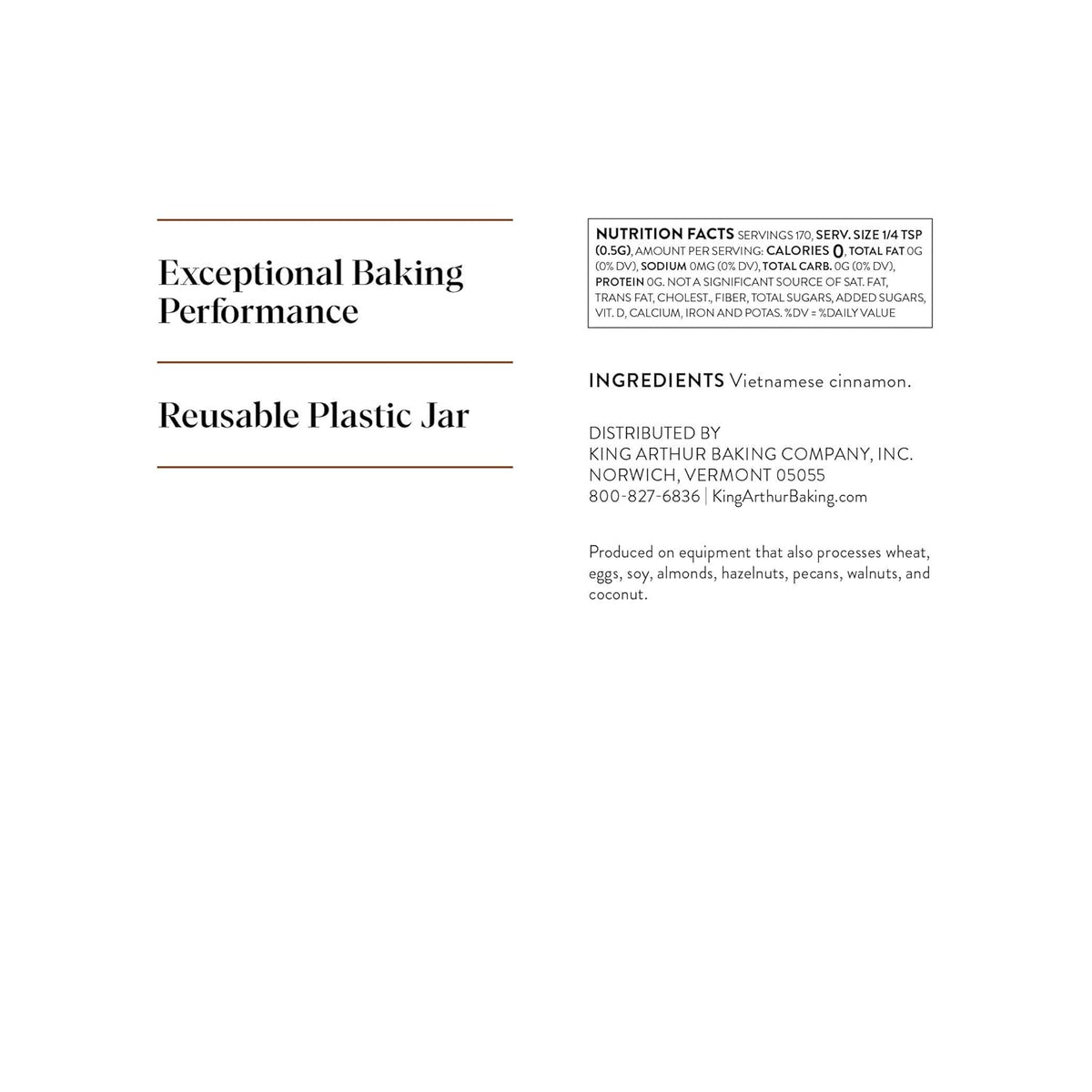 certified nut-free for allergy-safe baking and cooking
