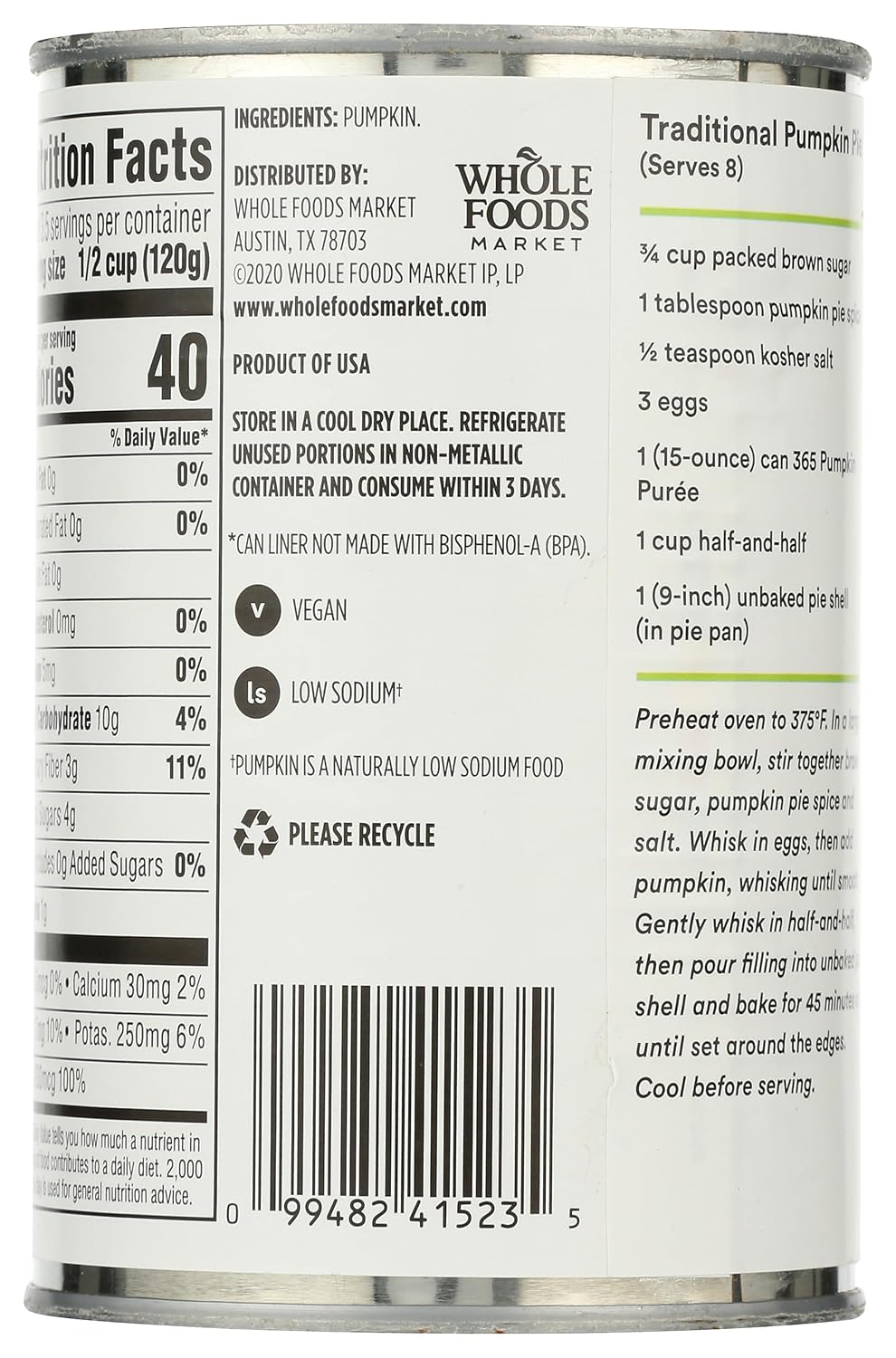 certified vegan and fat-free