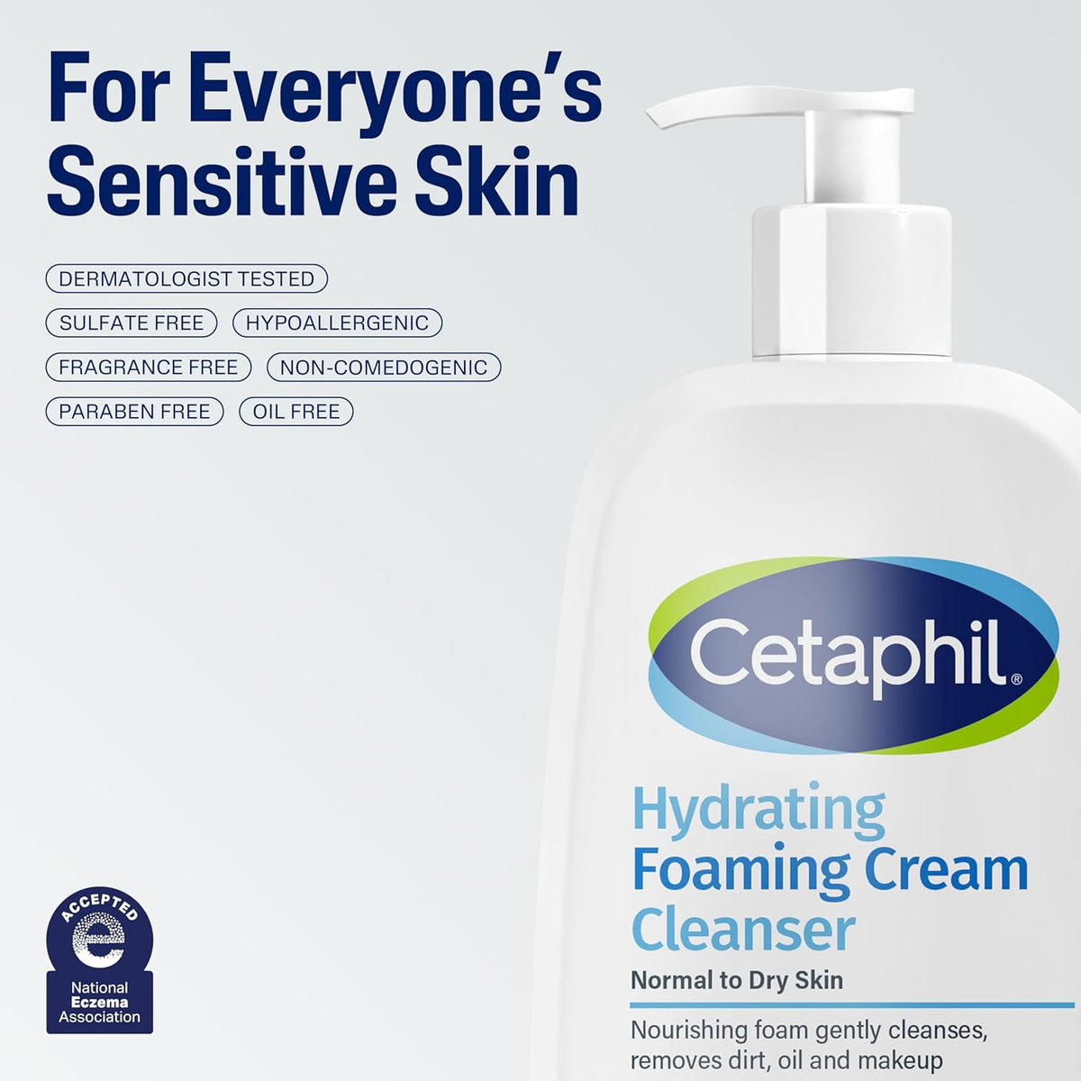 Cetaphil Cream to Foam Face Wash – Clean Beauty Staple for Uncluttered Bathroom Vanities
