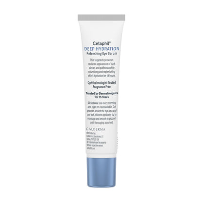 Cetaphil Deep Hydration Refreshing Eye Serum – Daily Self-Care Ritual for Sensitive Skin, Morning & Night Under-Eye Hydration Boost
