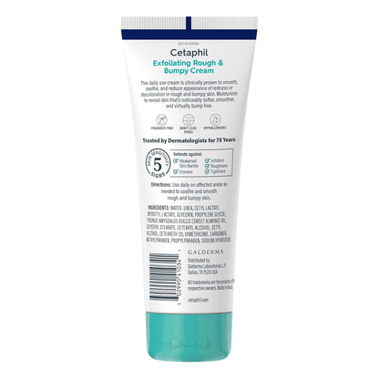 Cetaphil Exfoliating Rough & Bumpy Cream – Mindful Post-Shower Body Ritual, 20% Urea for Smoother Keratosis Pilaris
