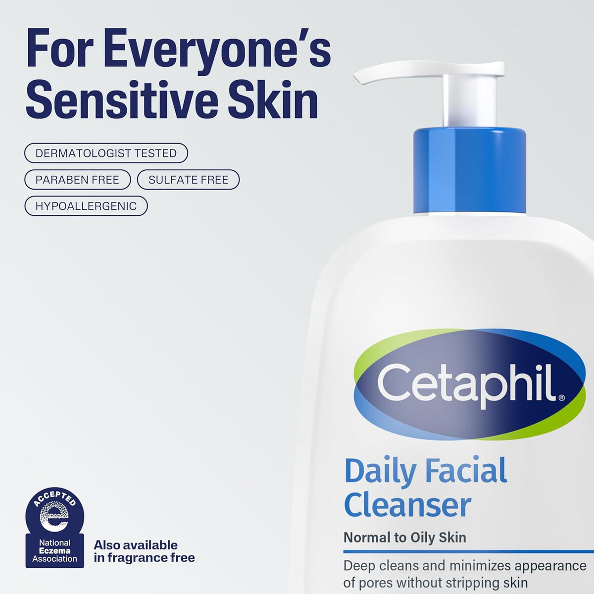 Cetaphil Foaming Face Wash – Thoughtful Skincare Gift for Mom with Sensitive, Oily Skin