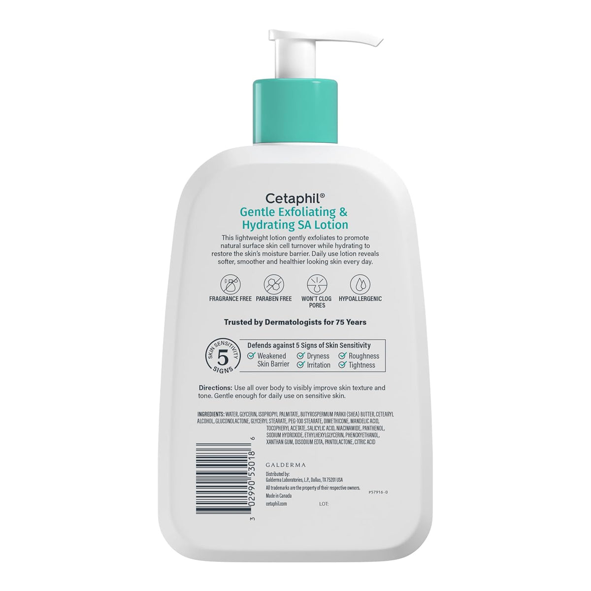 Cetaphil Gentle Exfoliating SA Lotion – Daily Body Renewal Ritual for Sensitive Skin