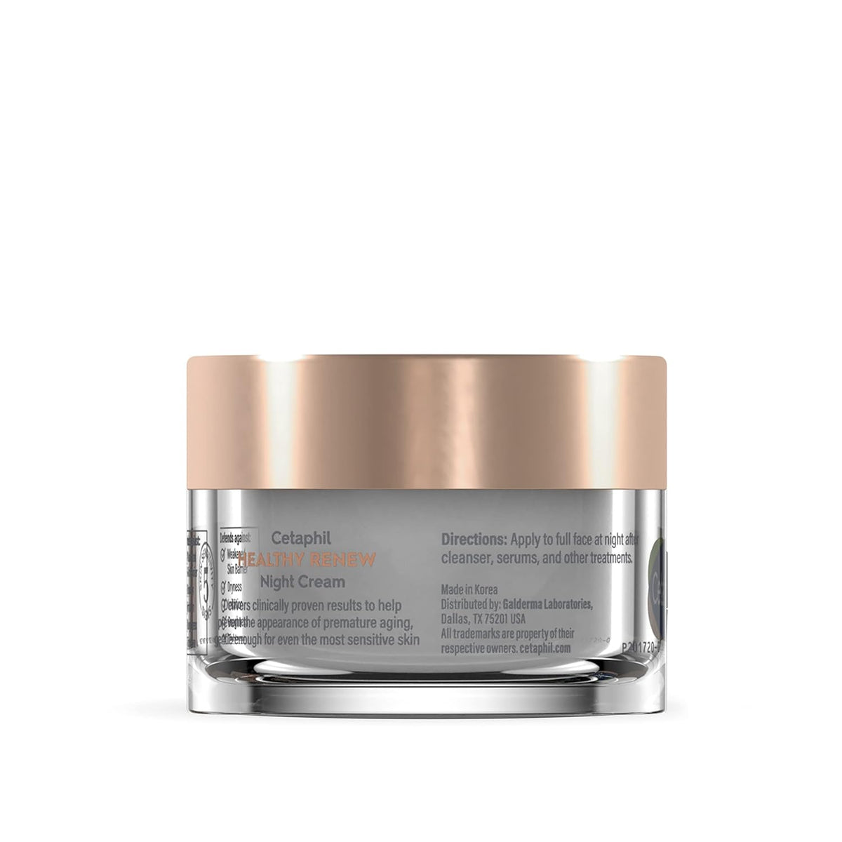 Cetaphil Healthy Renew Night Cream – Calming Nightly Skincare Ritual for Sensitive Skin, Peptide Anti-Aging