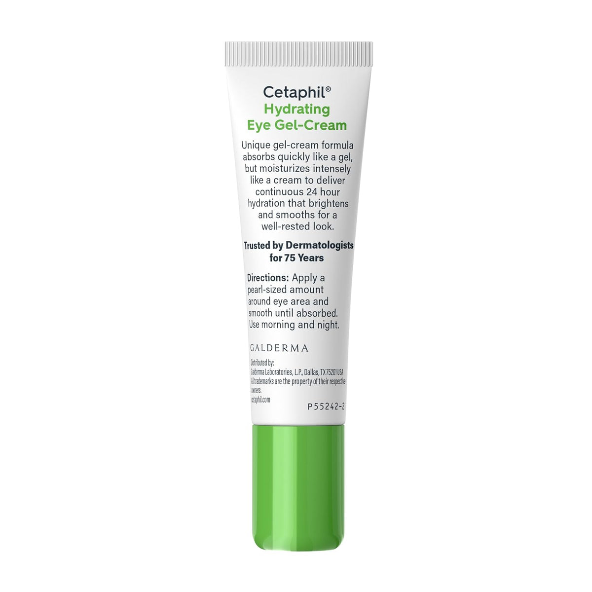 Cetaphil Hydrating Eye Gel-Cream – Clean Vanity Essential with Hyaluronic Acid, Clutter-Free Eye Care
