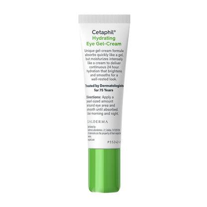 Cetaphil Hydrating Eye Gel-Cream – Clean Vanity Essential with Hyaluronic Acid, Clutter-Free Eye Care