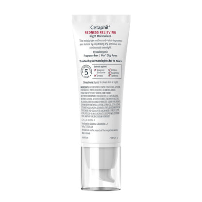 Cetaphil Night Cream – Calming Redness Relief Moisturizer for a Mindful Bedtime Skincare Ritual