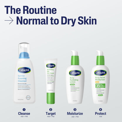 Cetaphil Oil Free Gentle Foaming Cleanser – Fragrance Free Multi-Pack for a Streamlined Skincare Routine