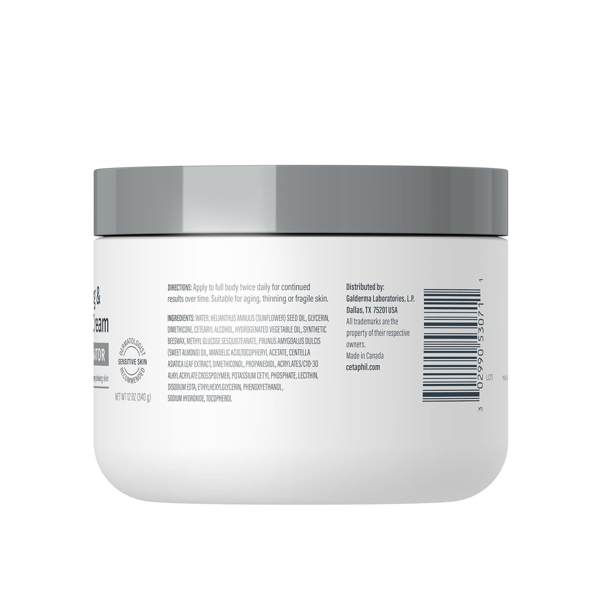 Cetaphil Skin Activator Hydrating & Firming Body Cream 12oz – Thoughtful Birthday Gift for Mom with Mature Sensitive Skin