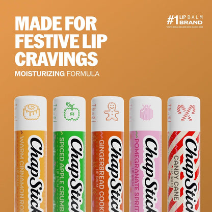 ChapStick Festive Favorites Seasonal Lip Balm Sampler – Cute Holiday Party Favor, Small Christmas Gift for Friends, and Teacher Appreciation Present