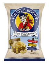 Pirate's Booty Aged White Cheddar Cheese Puffs – Break Room Pantry Staple, Baked Cheese Puffs for the Whole Office
