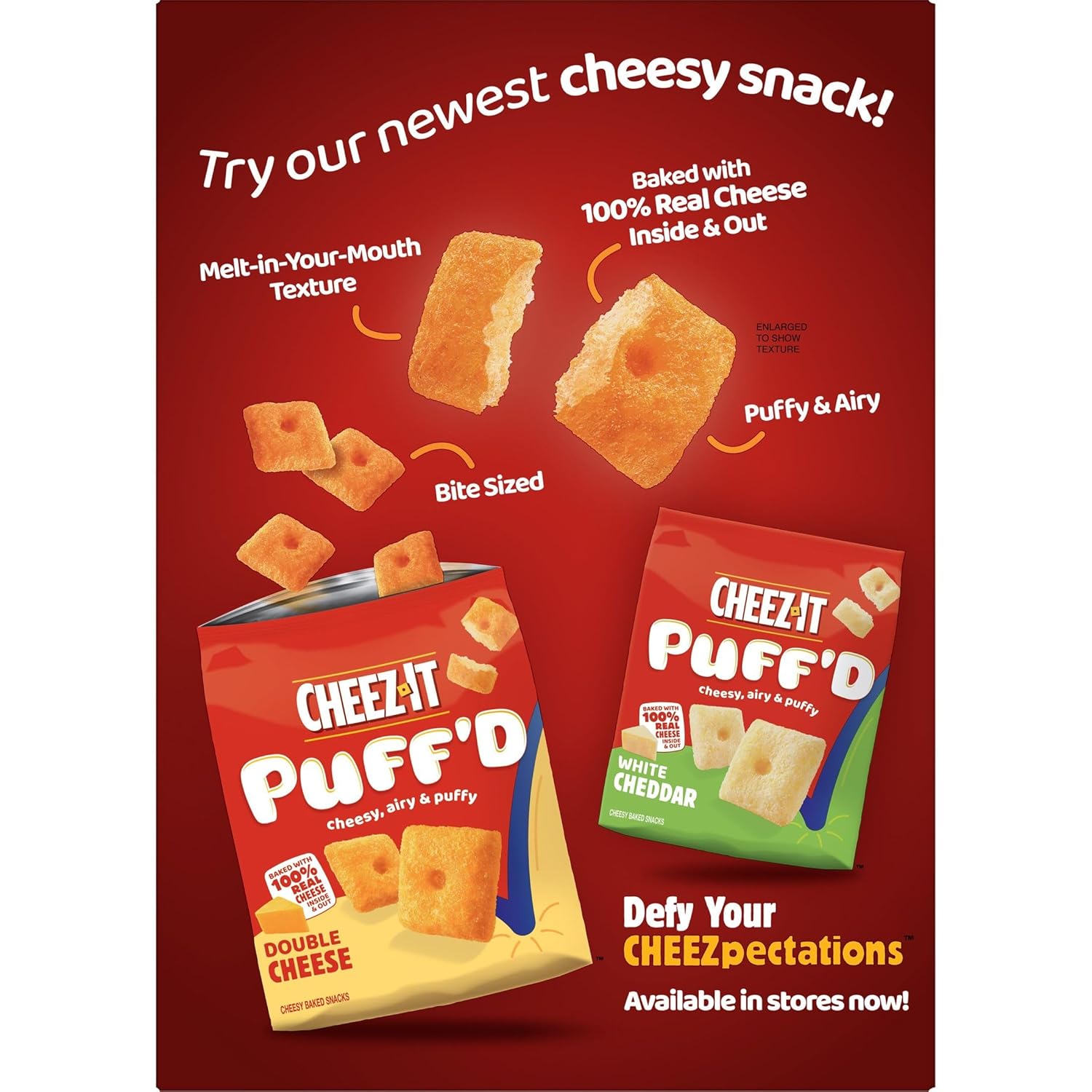 Cheez-It Snack Mix, Fun Care Package Gift for Snack Lovers, Original, 17.8oz Box
