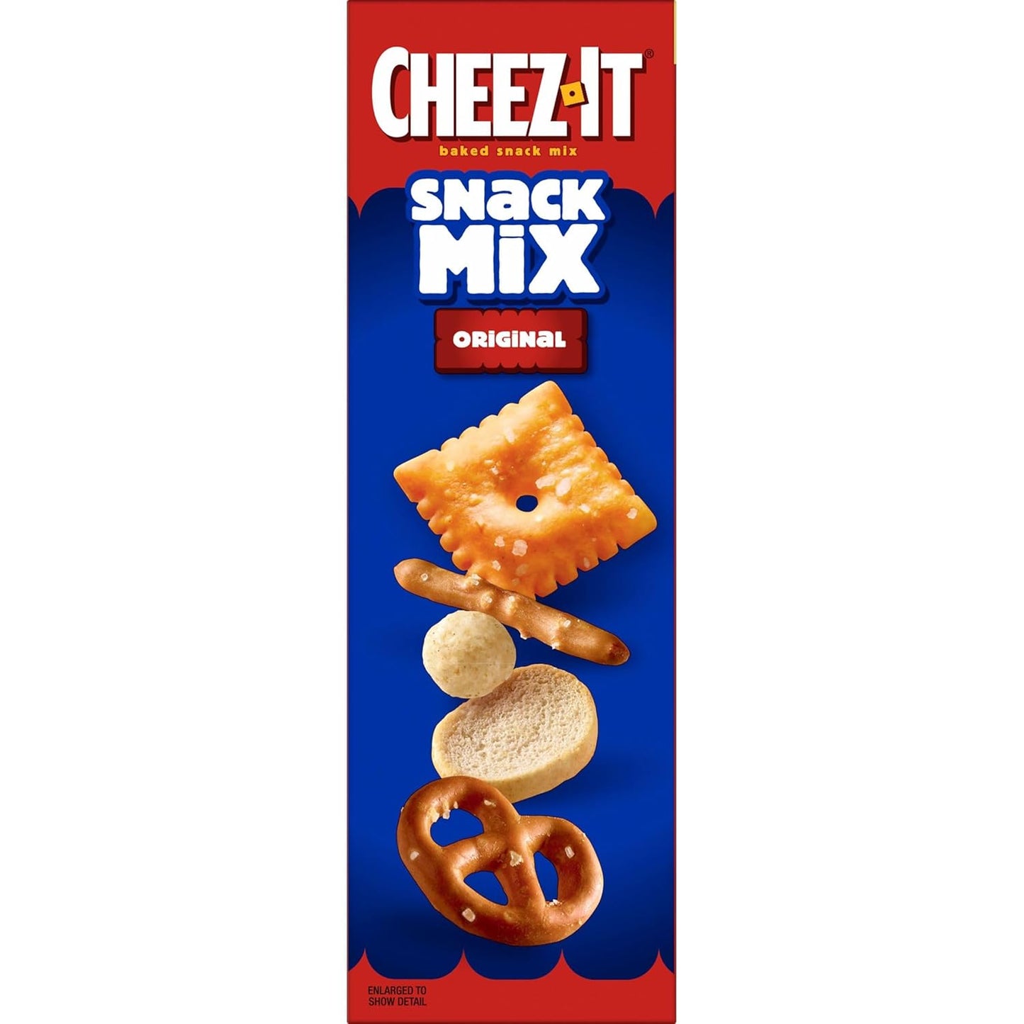 Cheez-It Snack Mix, Lunch Snacks, Kids Lunch Box Variety Pack, Original, 17.8oz Box