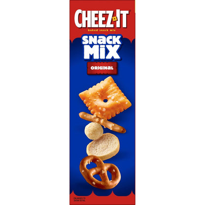 Cheez-It Snack Mix, Lunch Snacks, Kids Lunch Box Variety Pack, Original, 17.8oz Box